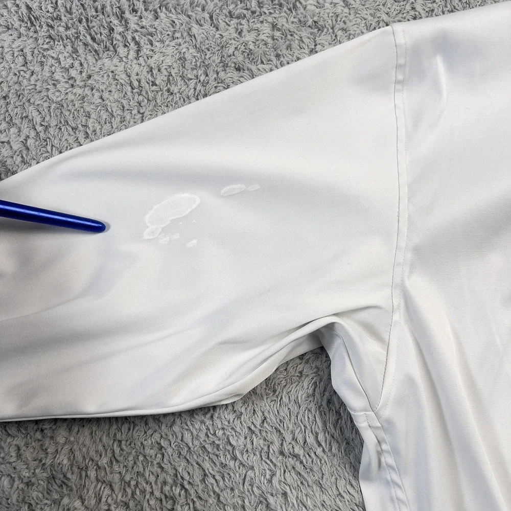 Vintage Polo Ralph Lauren Varsity Jacket Mens L White Satin Crest Hong Kong 90s